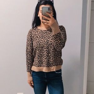 Cheetah sweater!